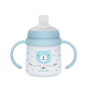 Suavinex Biberón con Asas de Silicona Night & Day 150 ml 6M+