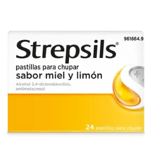 Strepsils miel y limón 24 comp